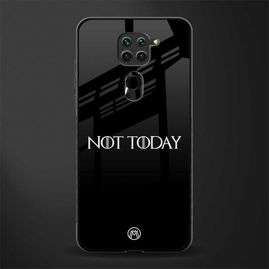 not today phone case | glass case for redmi note 9