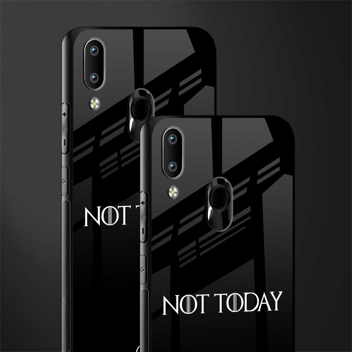 not today phone case | glass case for vivo y93