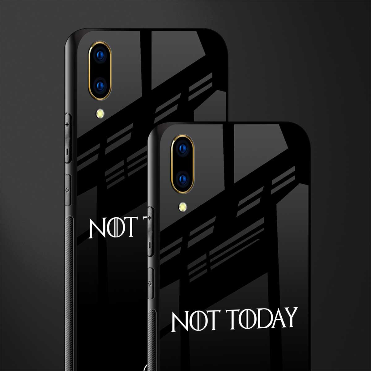 not today phone case | glass case for vivo v11 pro