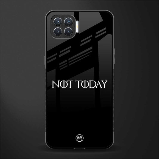 not today phone case | glass case for oppo f17 pro