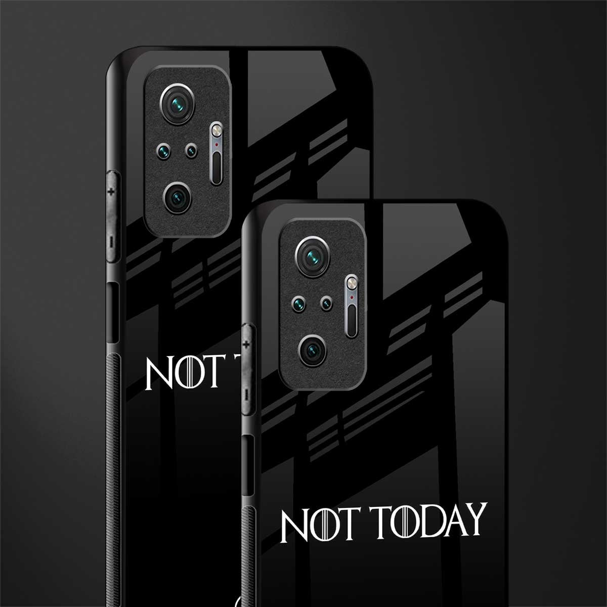 not today glass case for redmi note 10 pro max image-2