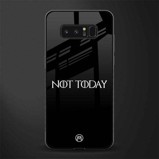 not today glass case for samsung galaxy note 8 image
