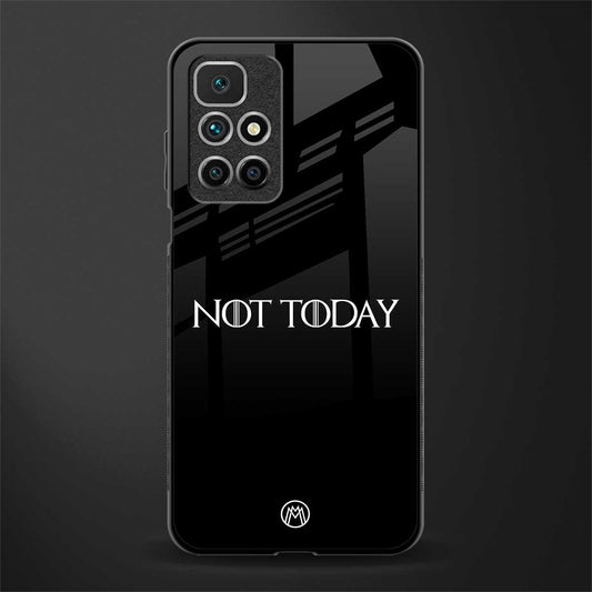 not today glass case for redmi 10 prime image