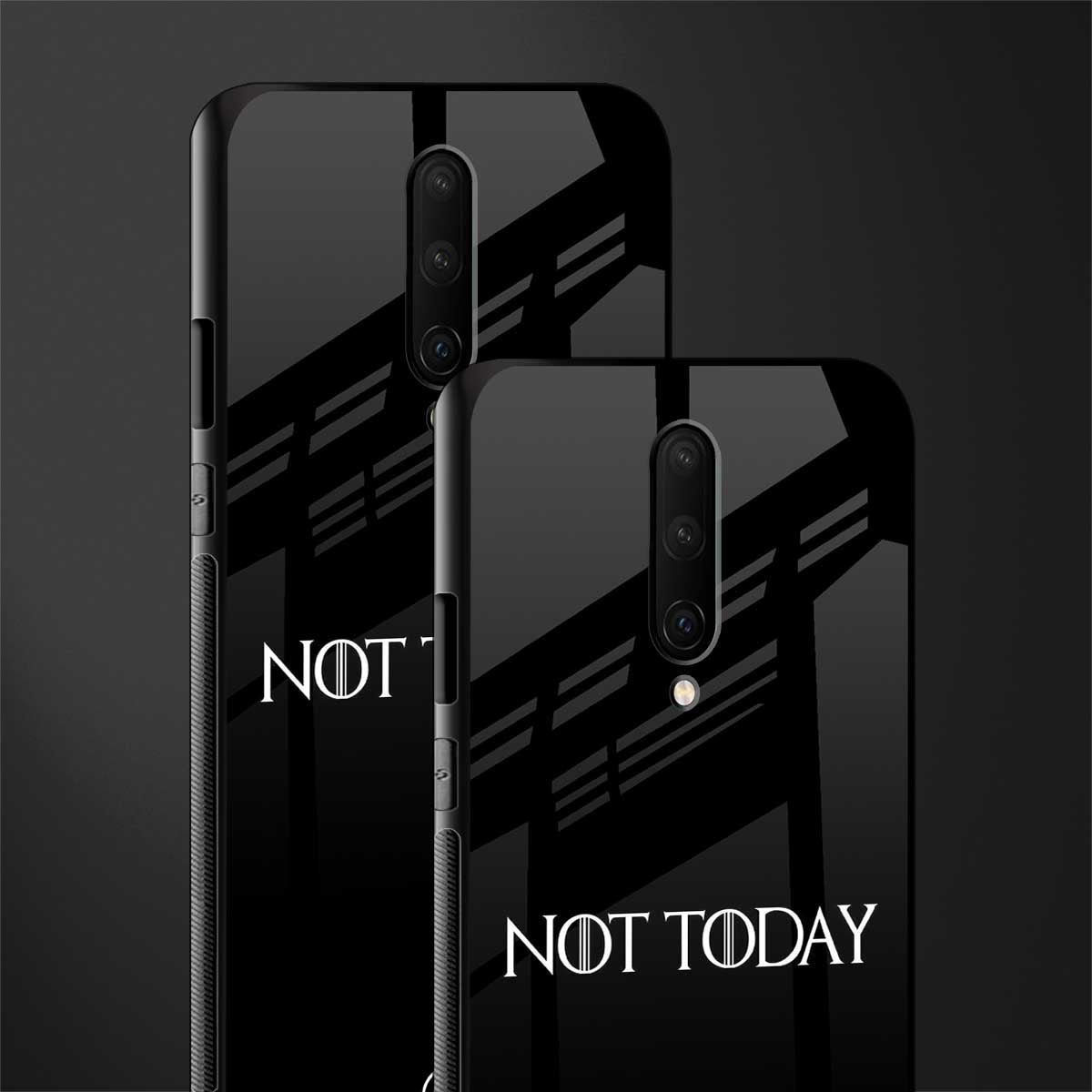 not today glass case for oneplus 7 pro image-2