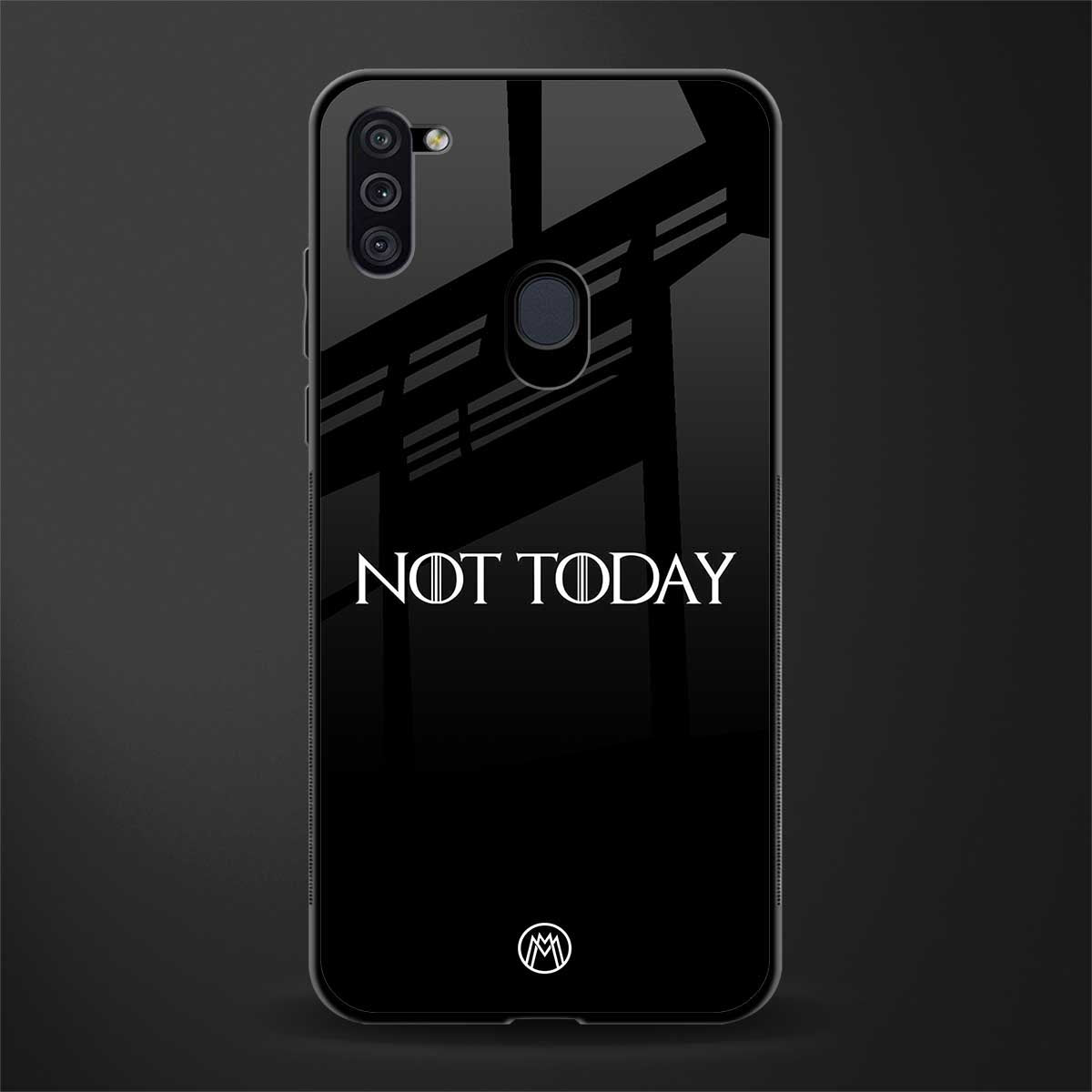 not today phone case | glass case for samsung galaxy m11