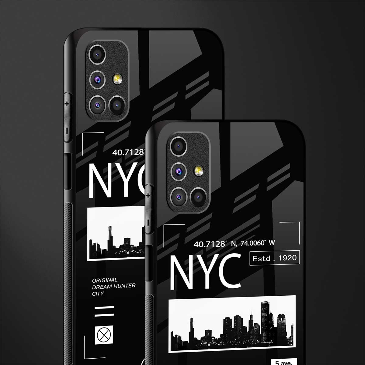 nyc glass case for samsung galaxy m31s image-2