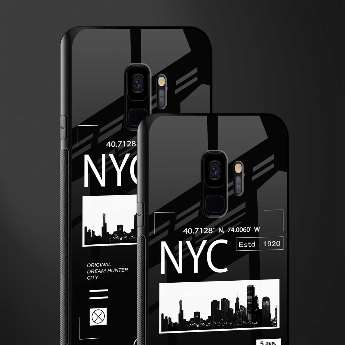 nyc glass case for samsung galaxy s9 image-2