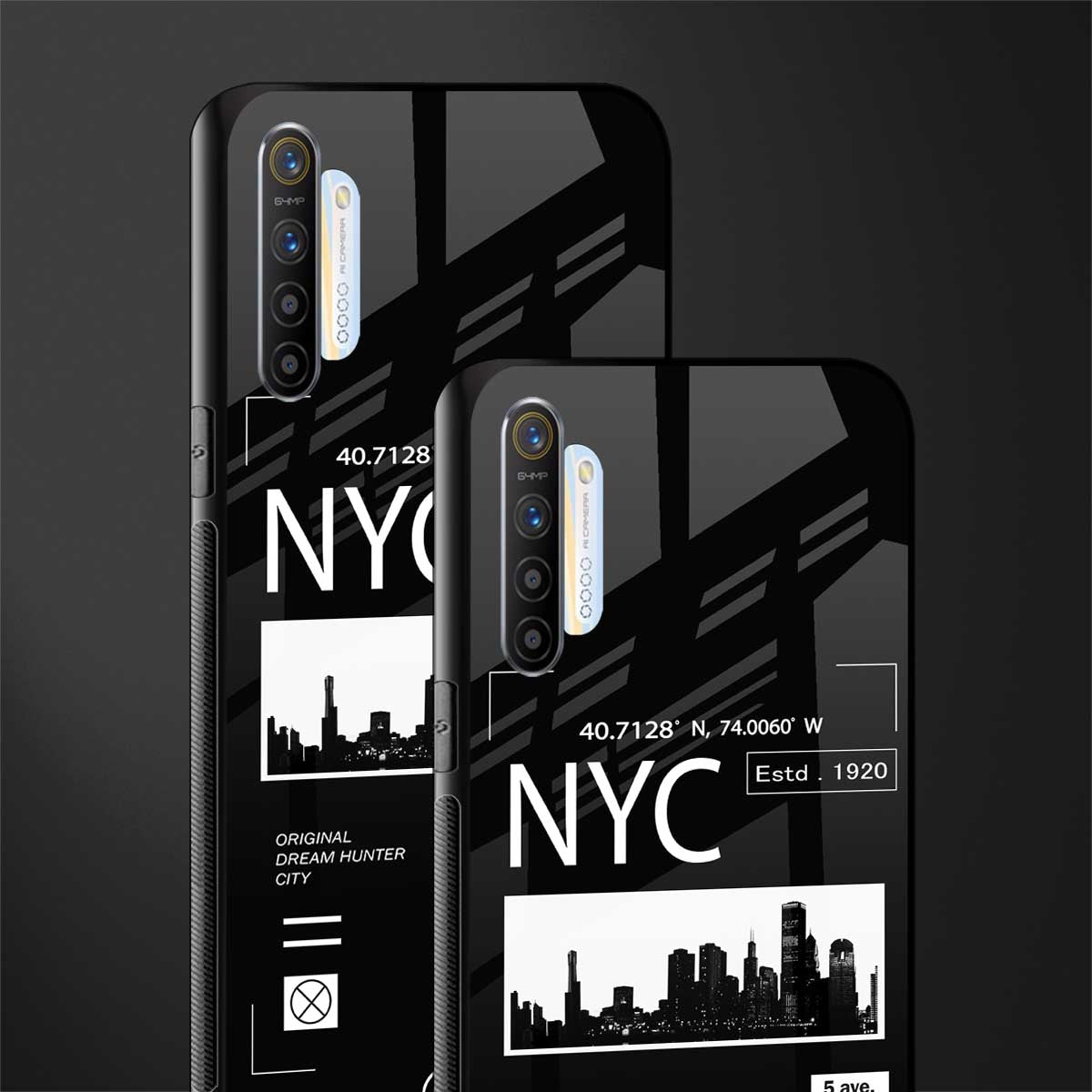 nyc glass case for realme xt image-2