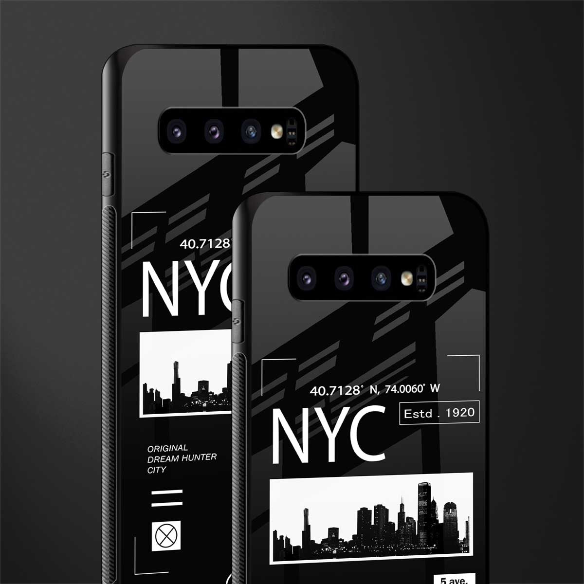 nyc glass case for samsung galaxy s10 plus image-2