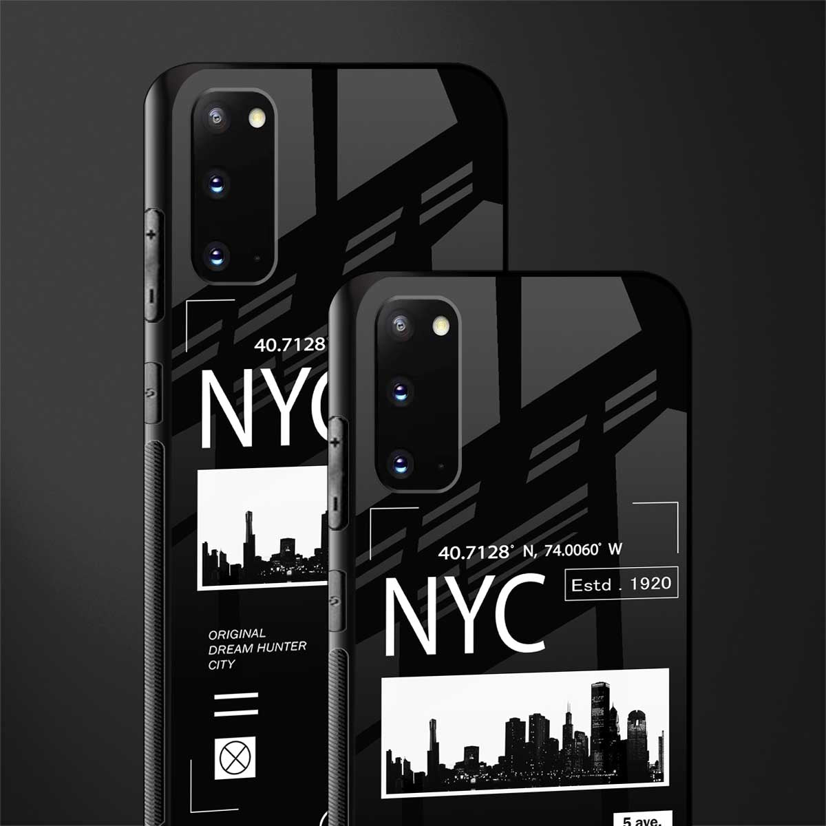 nyc glass case for samsung galaxy s20 image-2