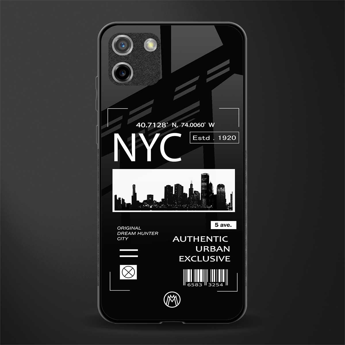 nyc glass case for realme c11 image
