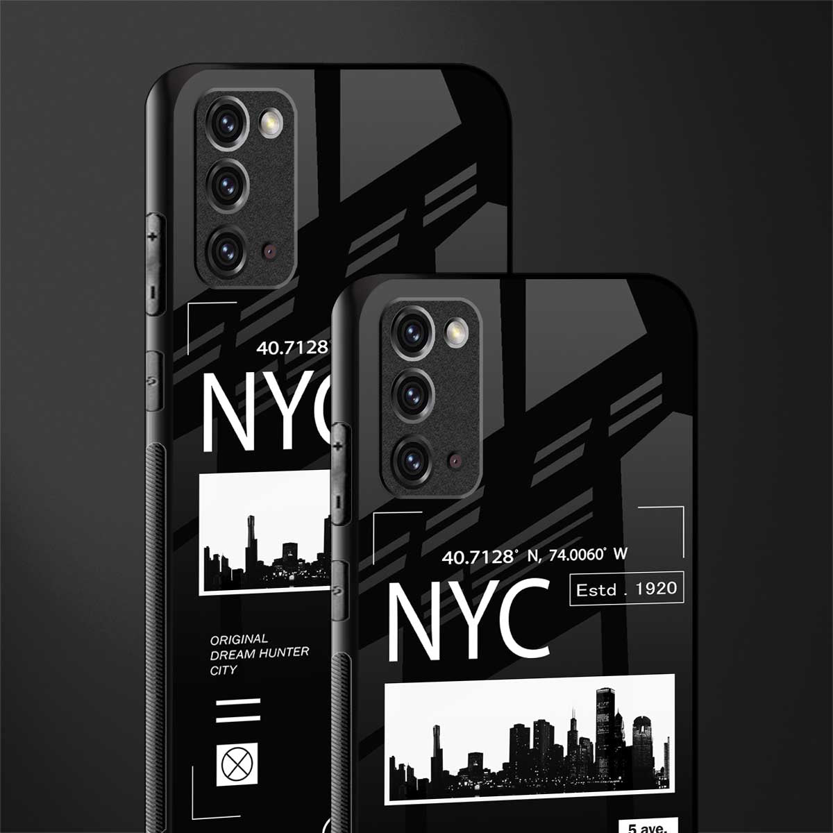nyc glass case for samsung galaxy note 20 image-2