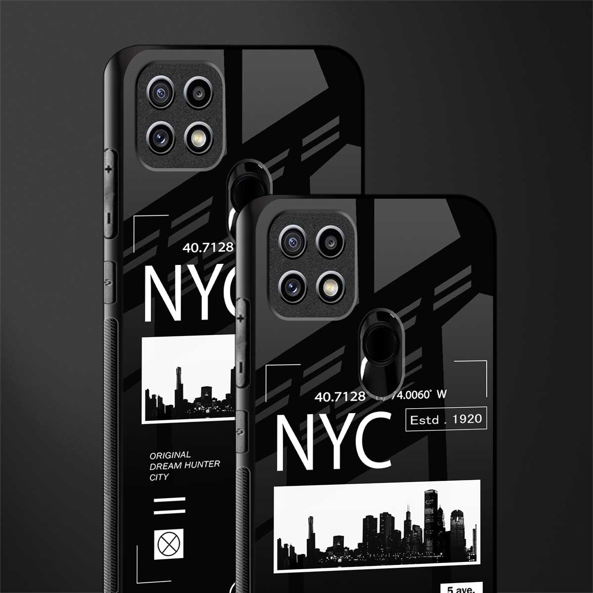 nyc glass case for oppo a15 image-2