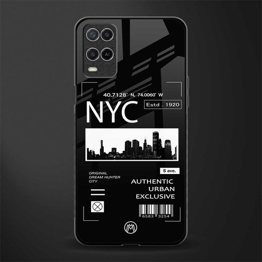 nyc glass case for oppo a54 image