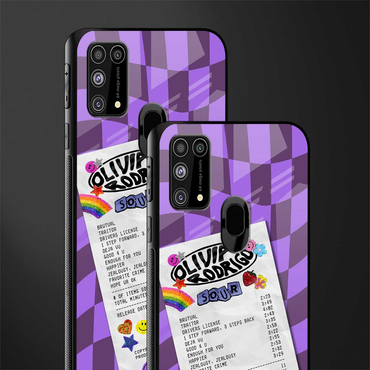 olivia rodrigo glass case for samsung galaxy f41 image-2