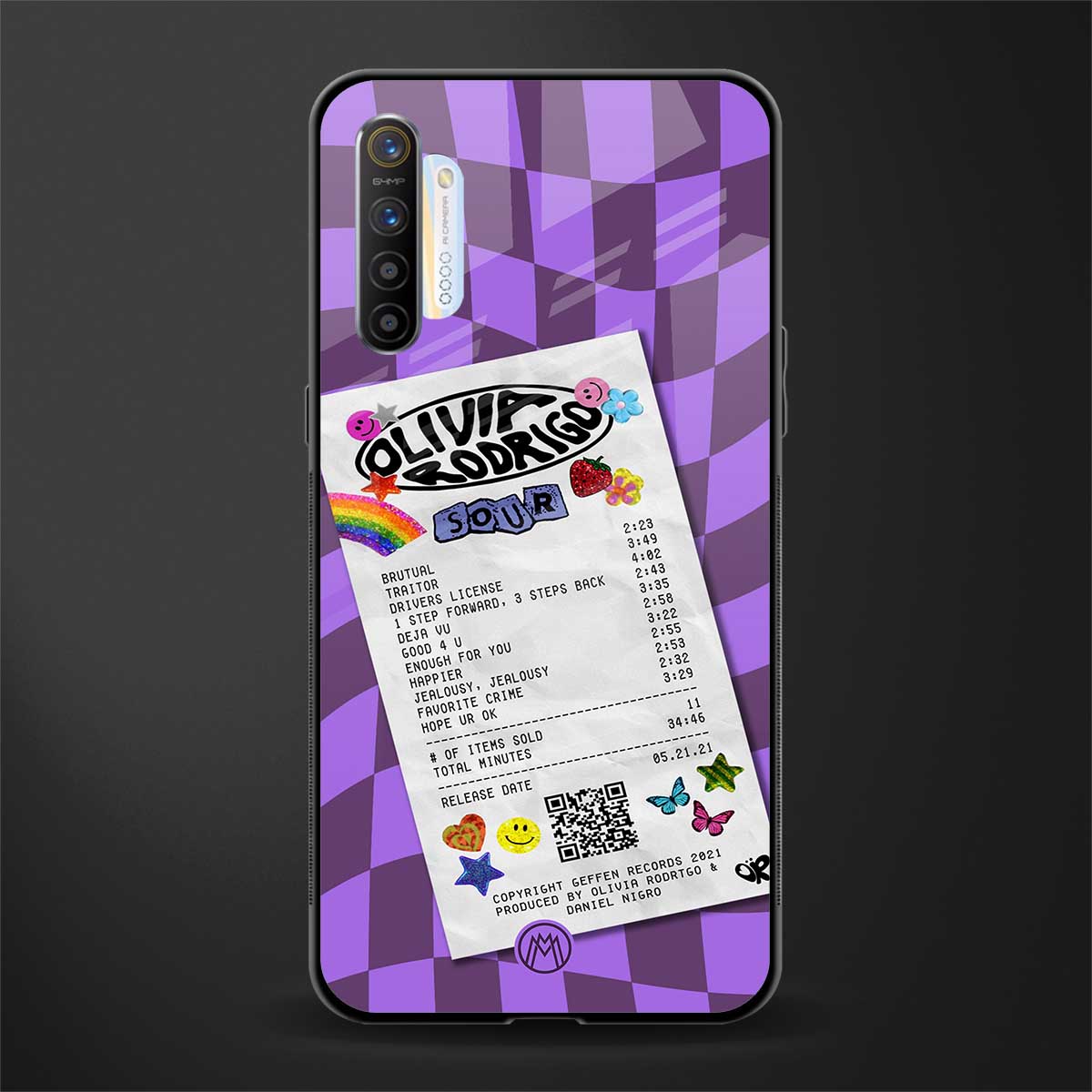 olivia rodrigo glass case for realme x2 image