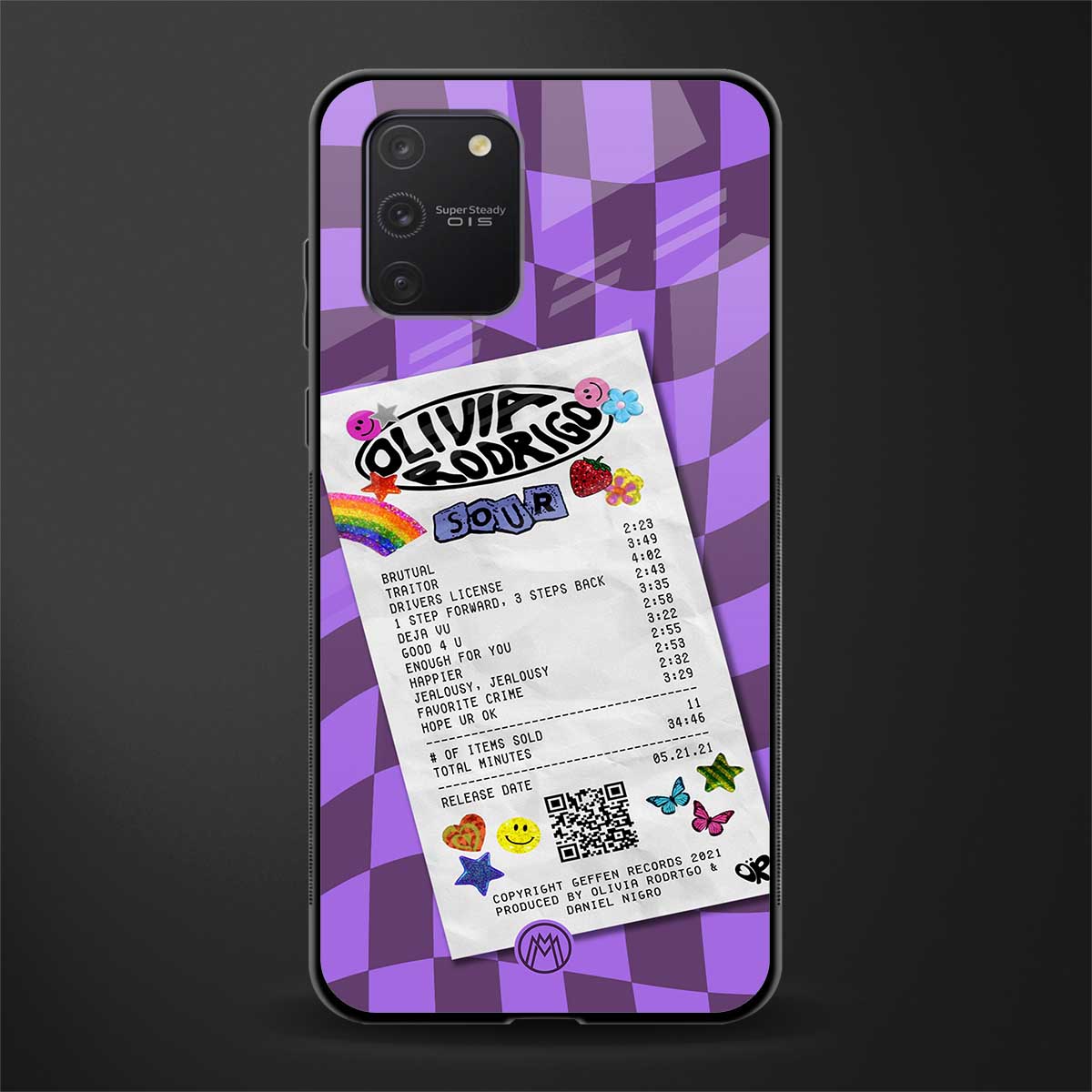 olivia rodrigo glass case for samsung galaxy a91 image