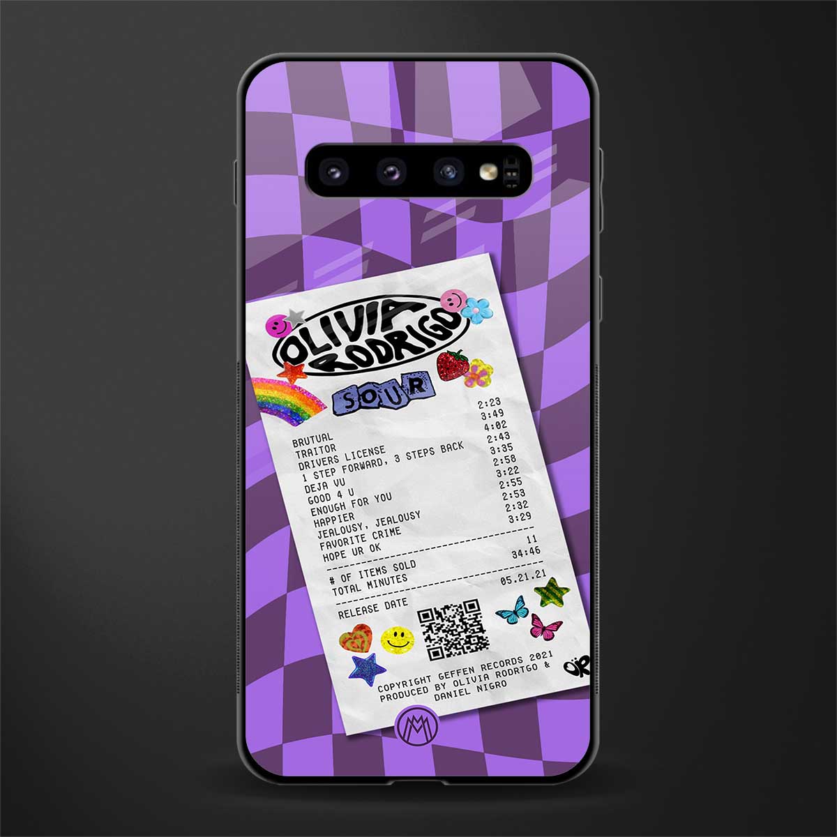 Olivia Rodrigo Phone Cover for Samsung Galaxy S10 Glass Case