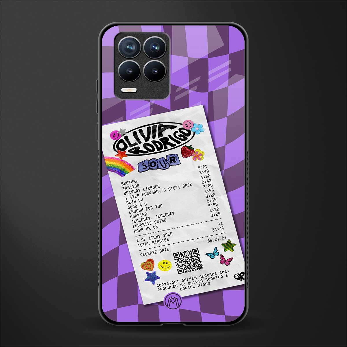 olivia rodrigo glass case for realme 8 4g image