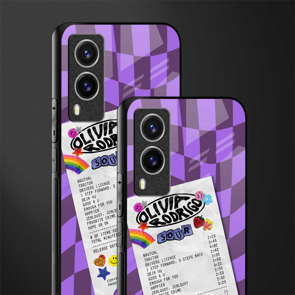 olivia rodrigo glass case for vivo v21e 5g image-2