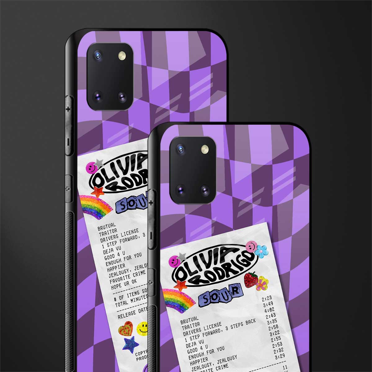 olivia rodrigo glass case for samsung a81 image-2