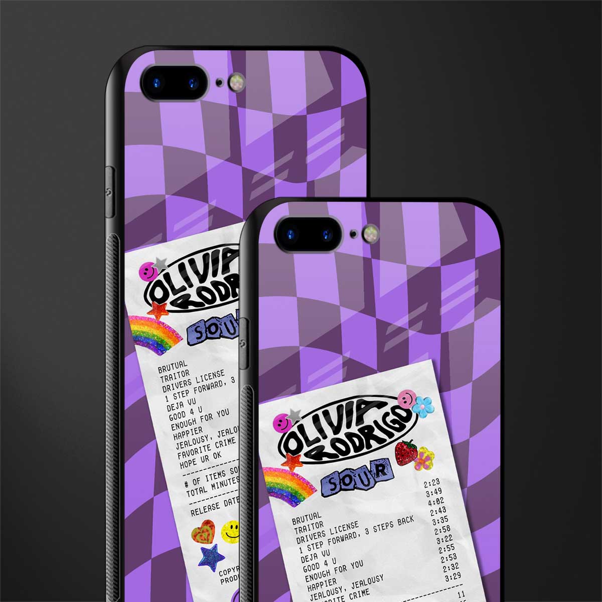 olivia rodrigo glass case for iphone 8 plus image-2