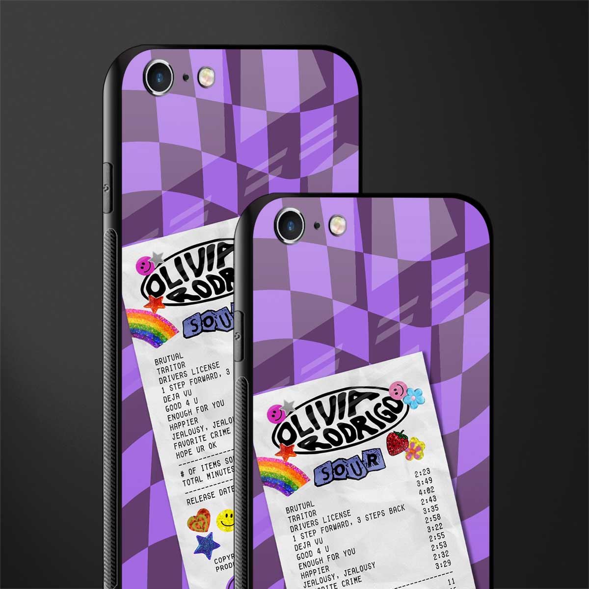 olivia rodrigo glass case for iphone 6 image-2