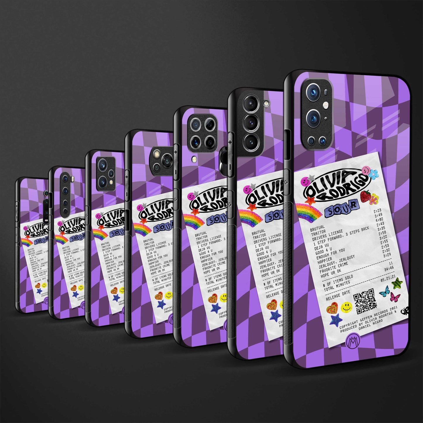 olivia rodrigo glass case for samsung galaxy f41 image-3