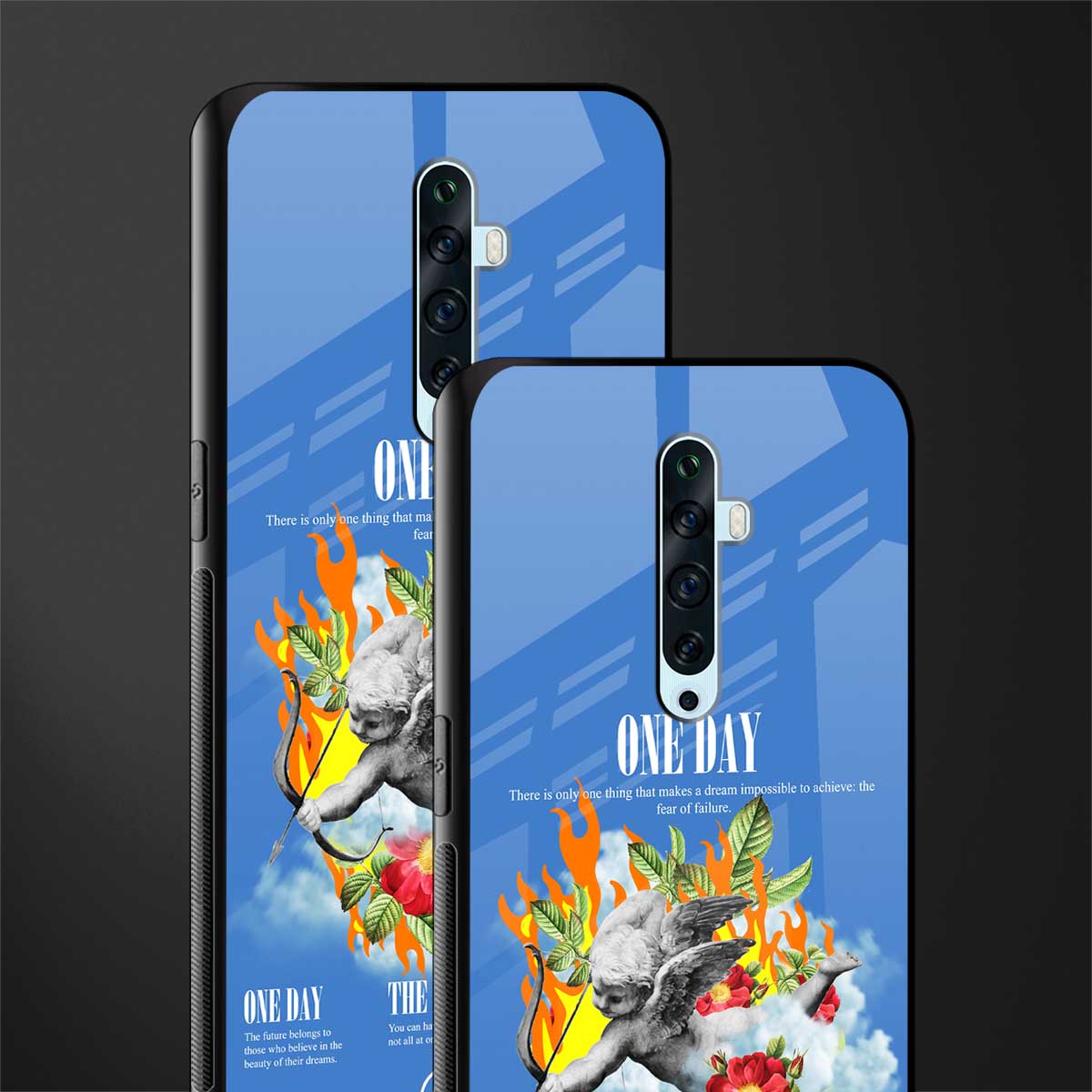 one day glass case for oppo reno 2f image-2