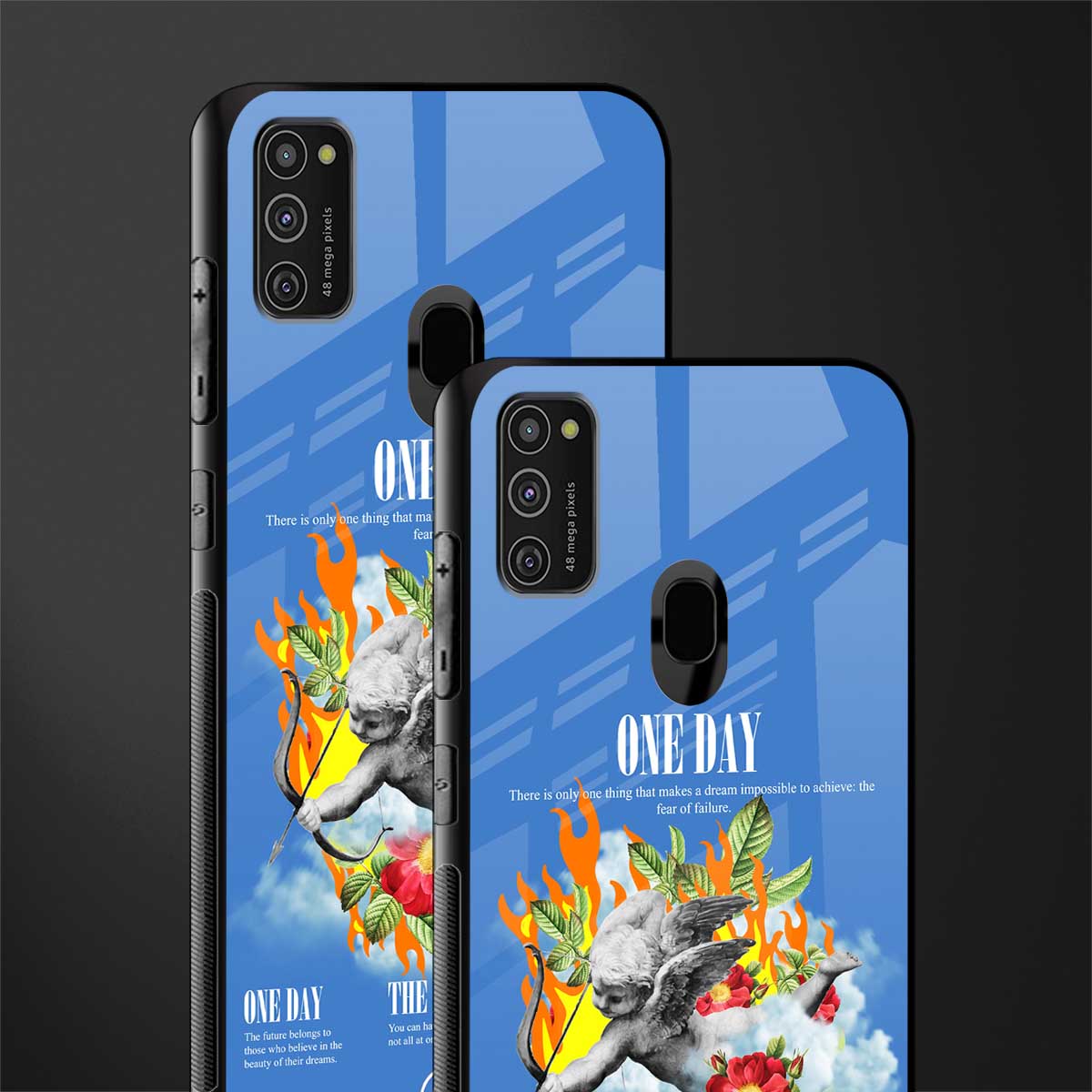 one day glass case for samsung galaxy m21 image-2