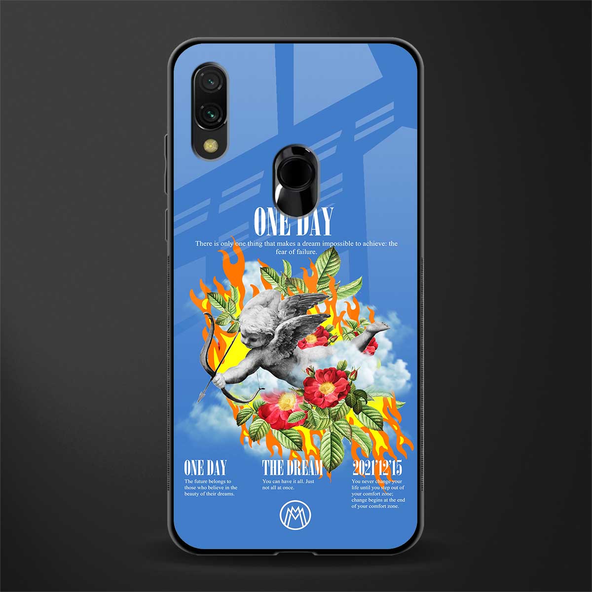 one day glass case for redmi 7redmi y3 image