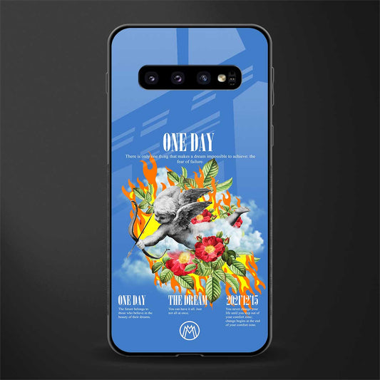 one day glass case for samsung galaxy s10 plus image