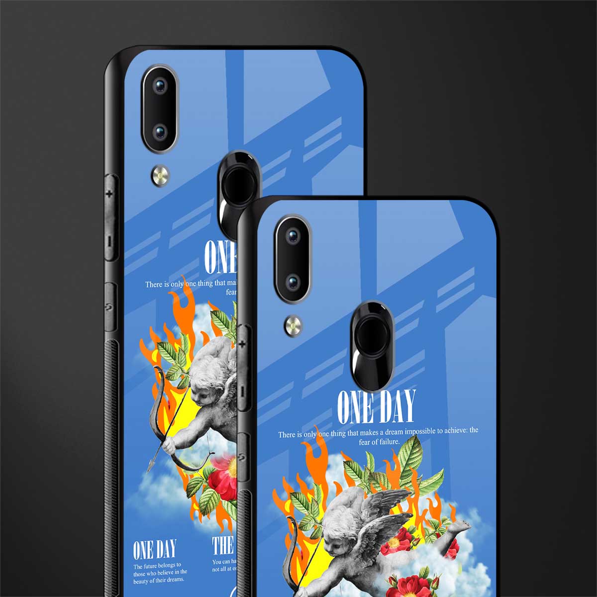 one day glass case for vivo y91 image-2