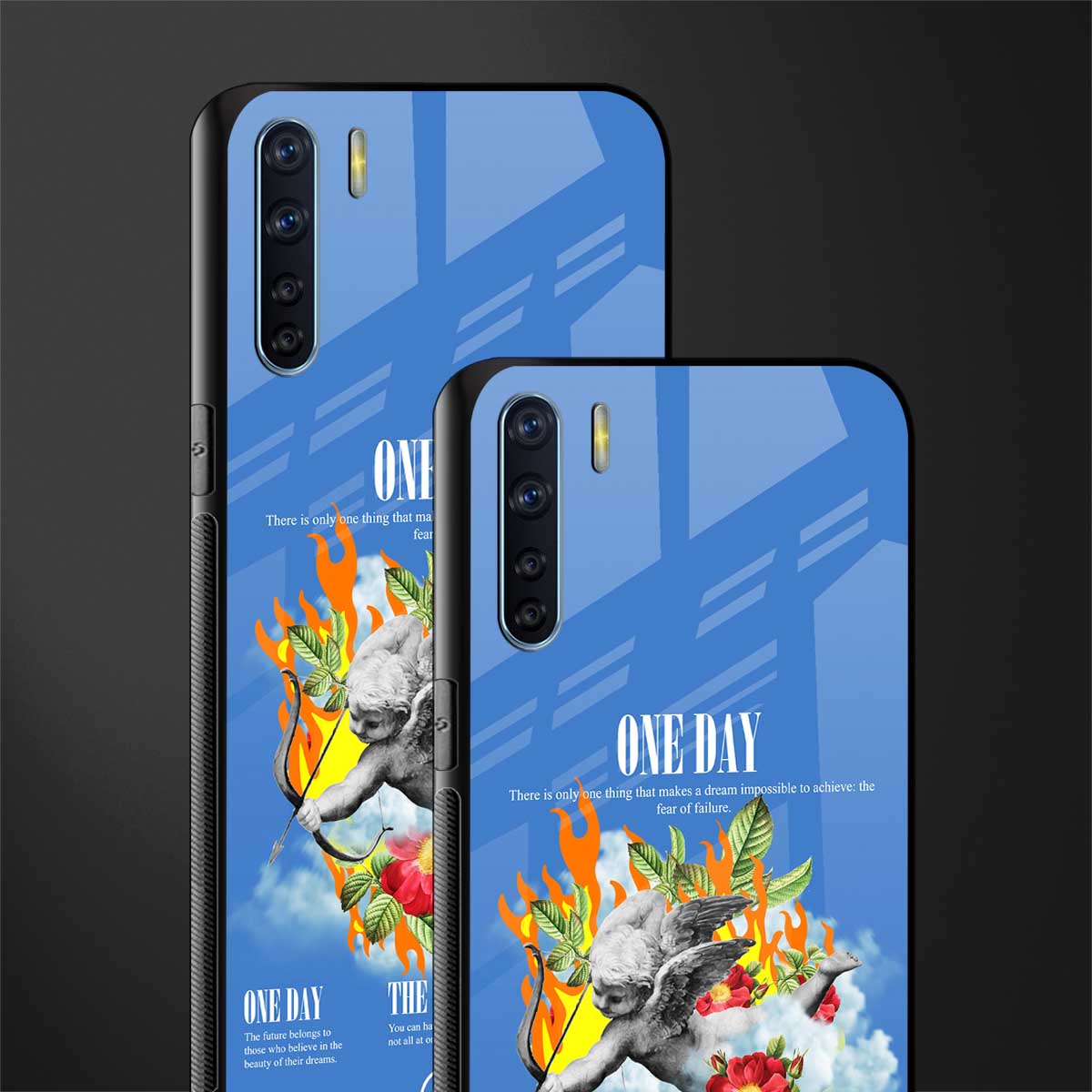 one day glass case for oppo f15 image-2