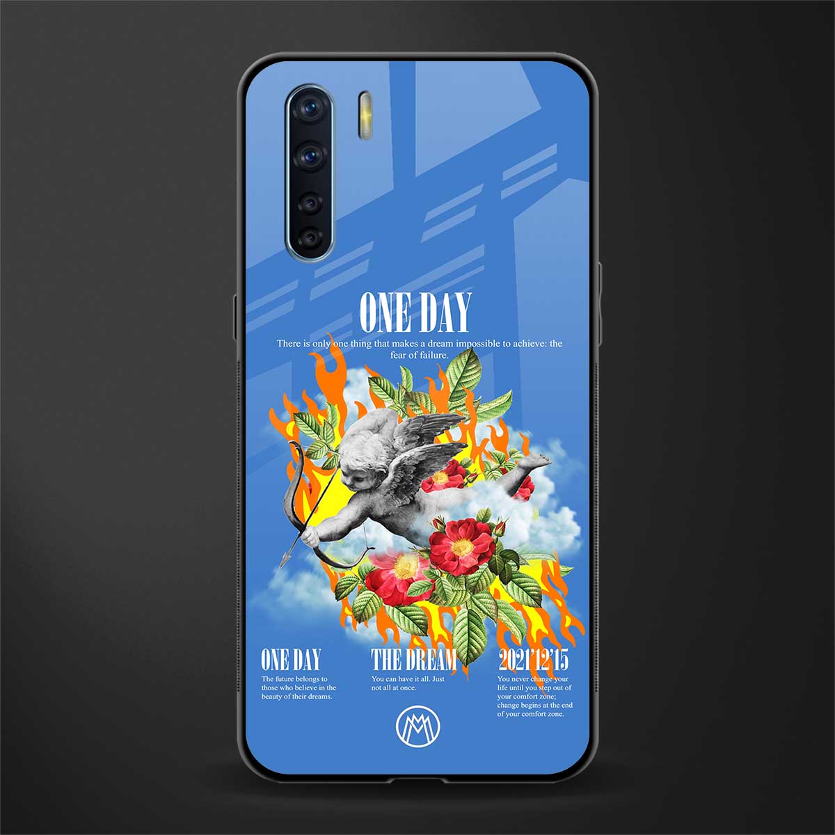 one day glass case for oppo f15 image