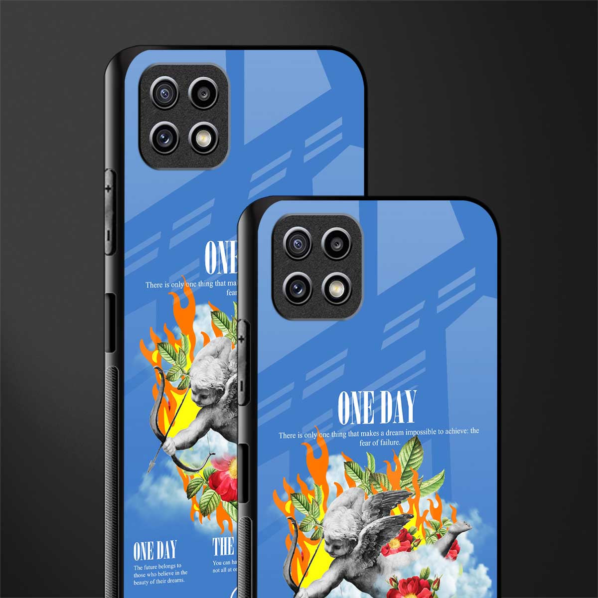 one day glass case for samsung galaxy a22 5g image-2