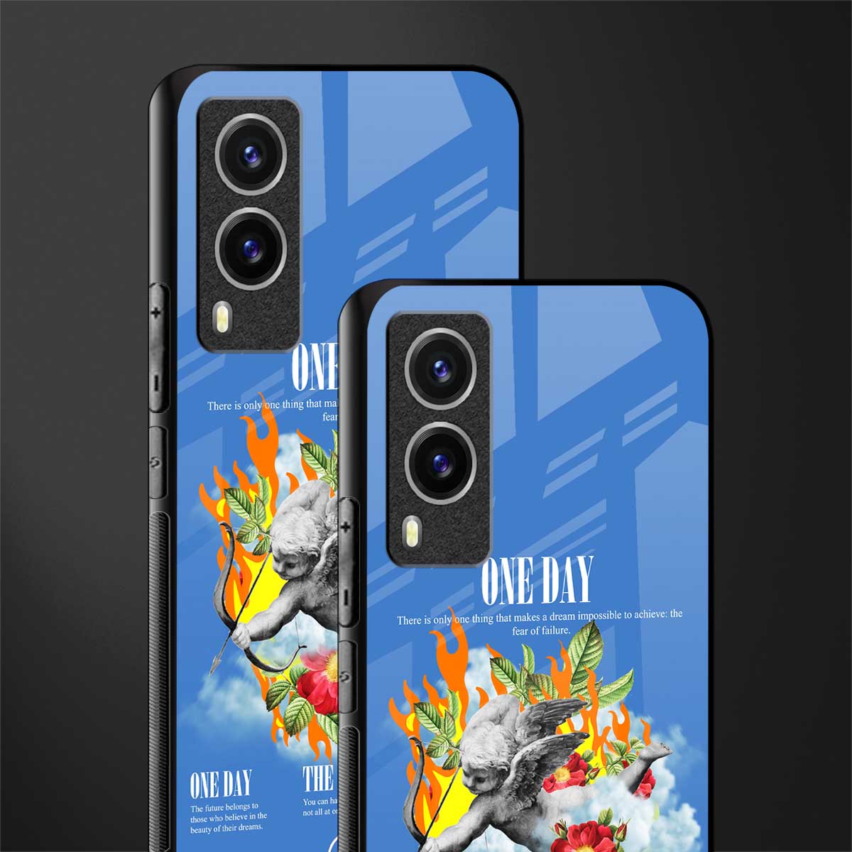 one day glass case for vivo v21e 5g image-2