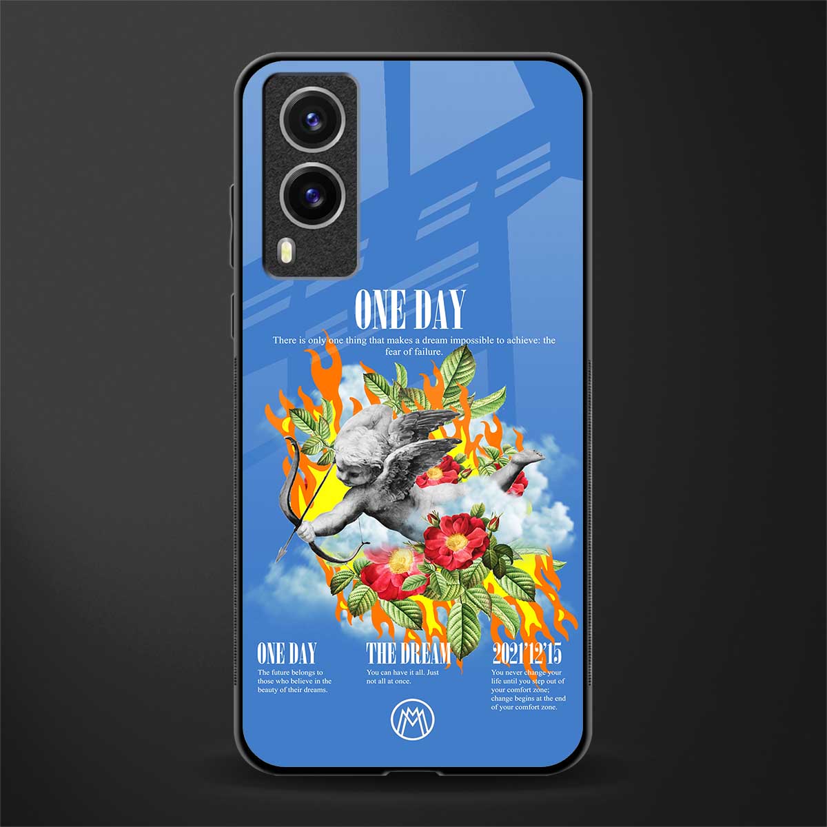 one day glass case for vivo v21e 5g image
