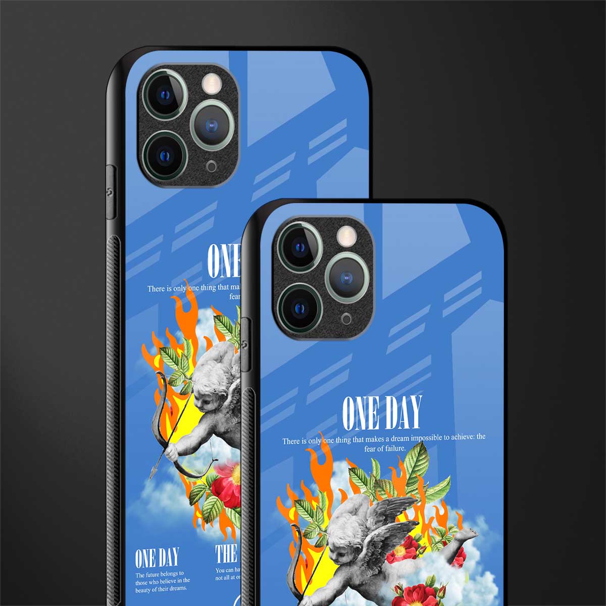 one day glass case for iphone 11 pro image-2