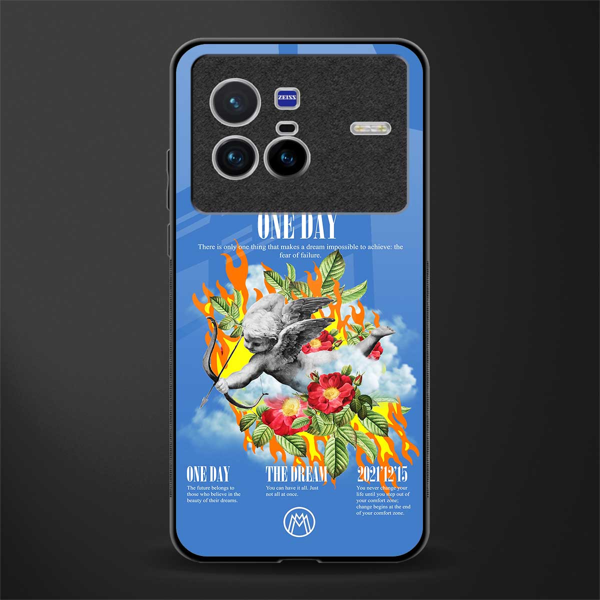 one day glass case for vivo x80 image