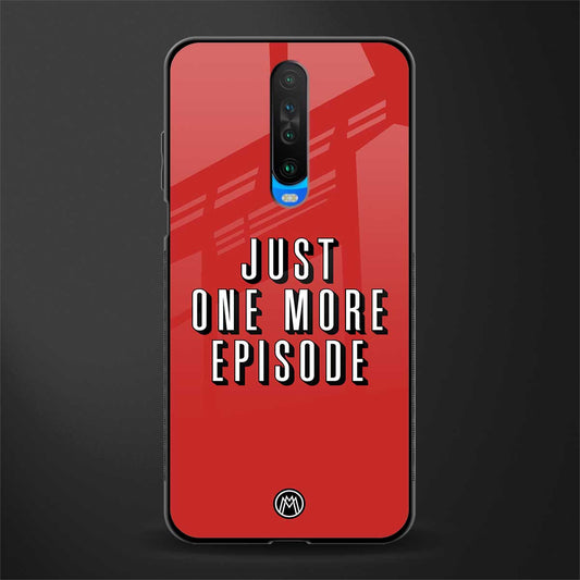 one more episode netflix glass case for poco x2 image
