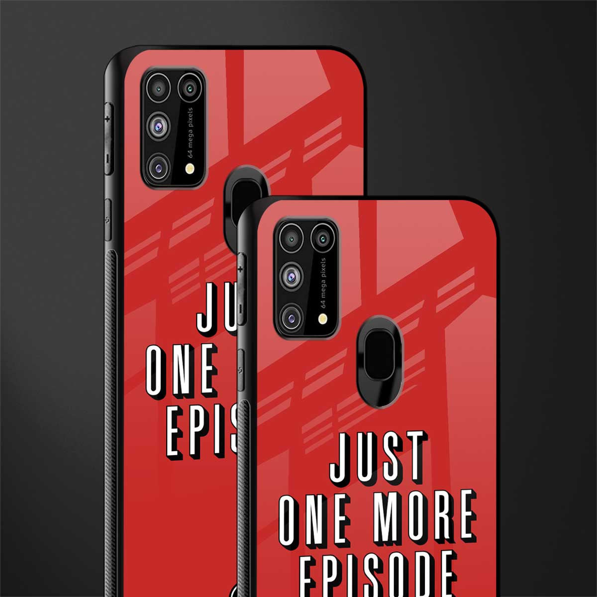 one more episode netflix glass case for samsung galaxy f41 image-2