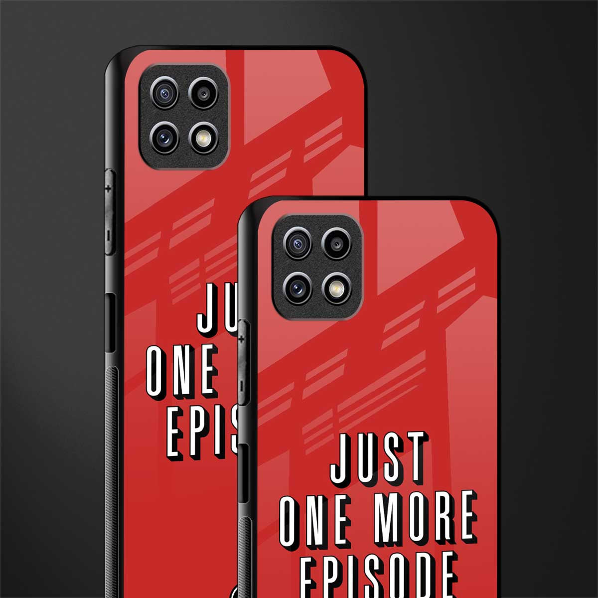 one more episode netflix glass case for samsung galaxy a22 5g image-2
