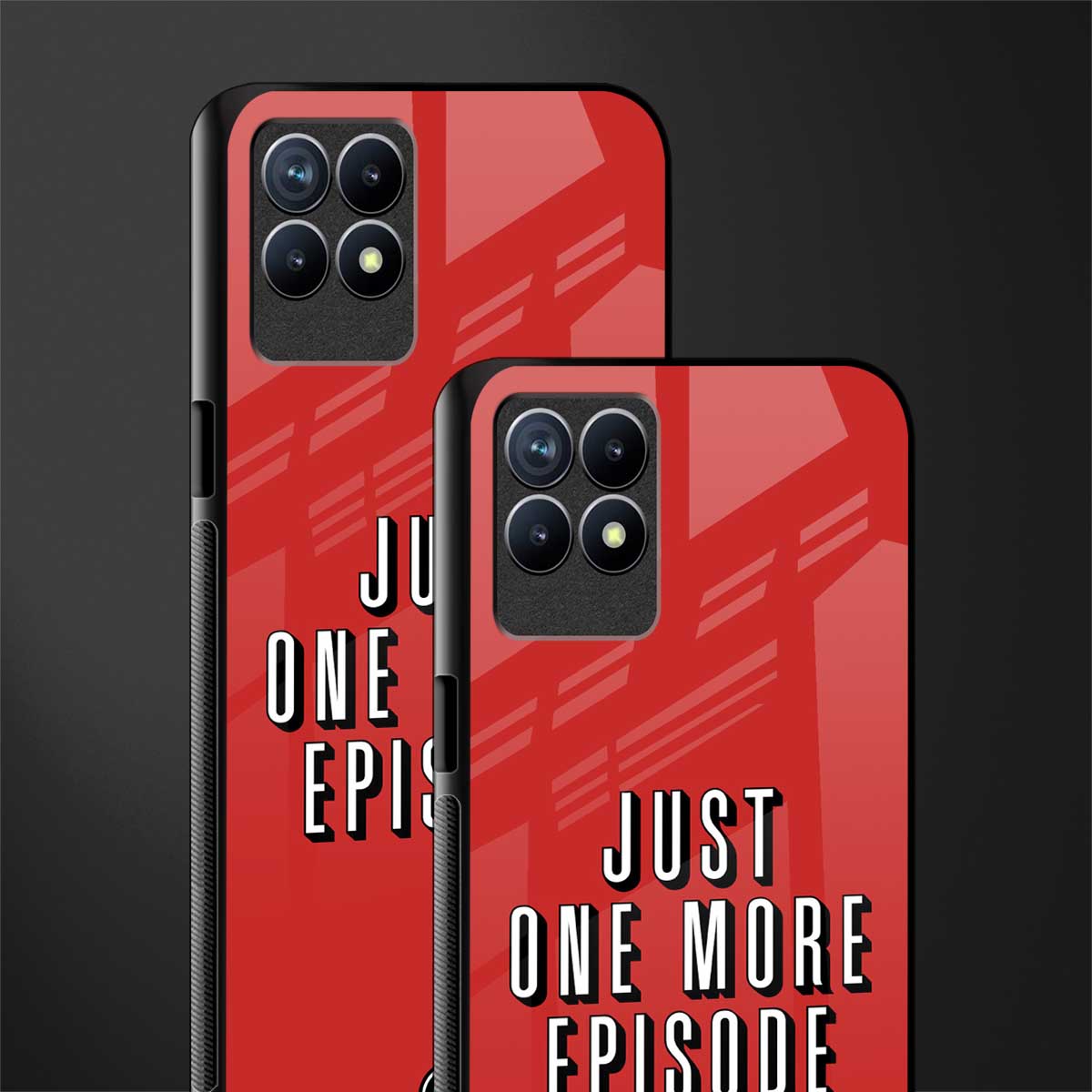 one more episode netflix glass case for realme 8i image-2