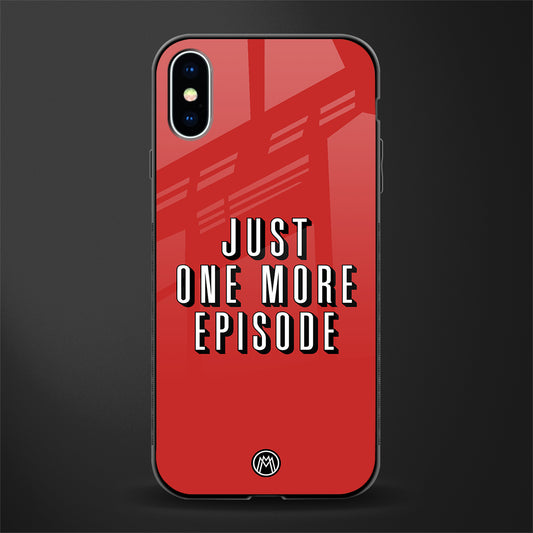 one more episode netflix glass case for iphone x image
