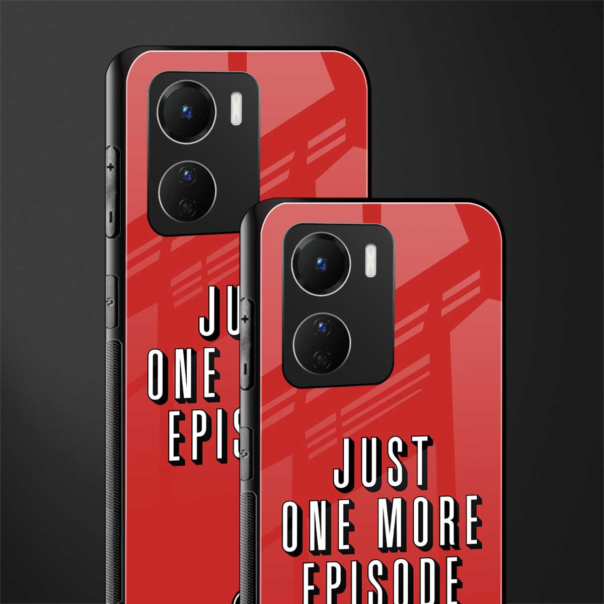 one more episode netflix back phone cover | glass case for vivo y16