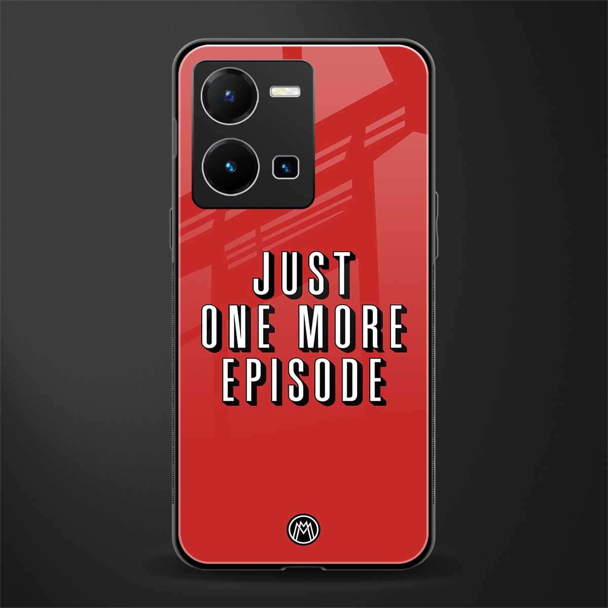 one more episode netflix back phone cover | glass case for vivo y35 4g