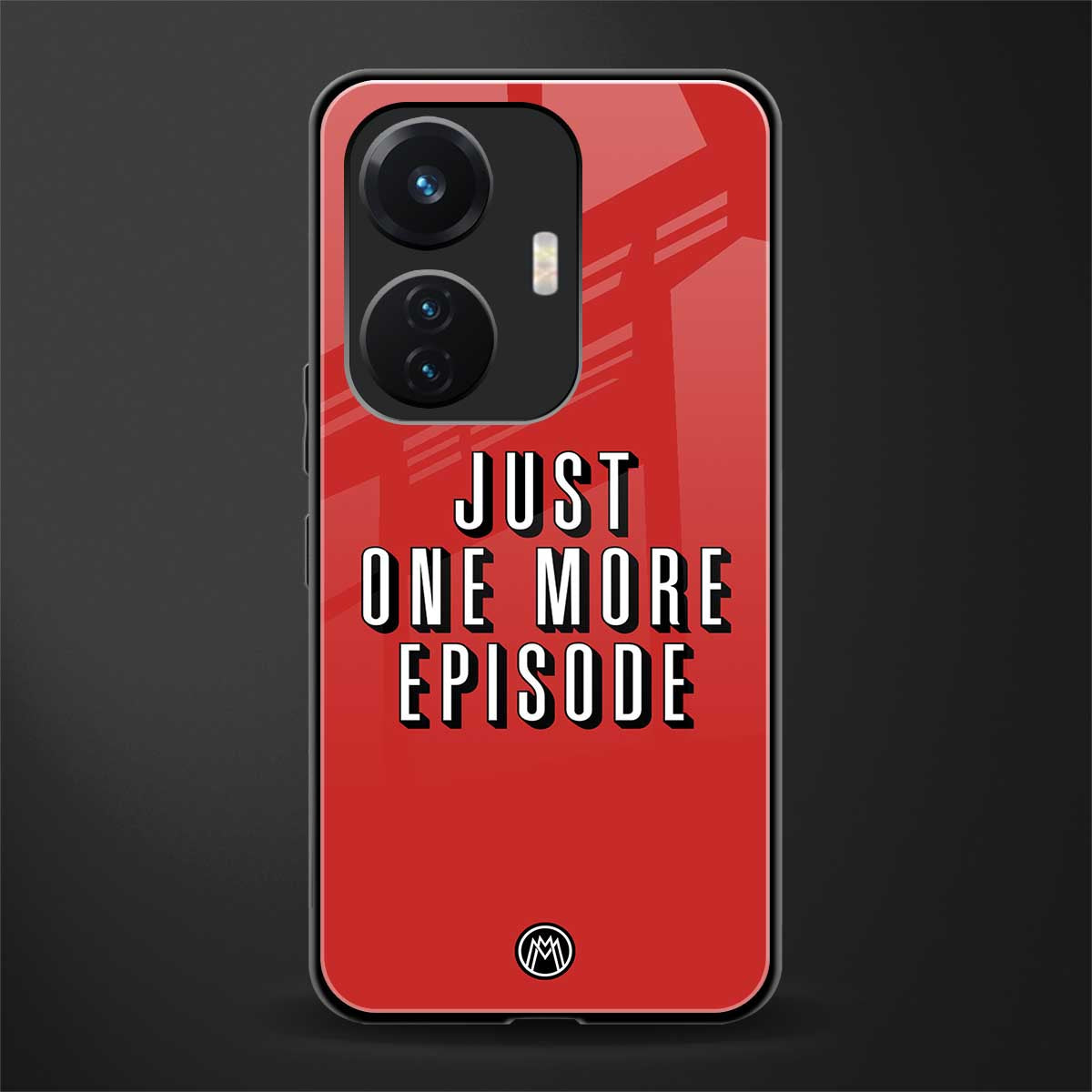 one more episode netflix back phone cover | glass case for vivo t1 44w 4g