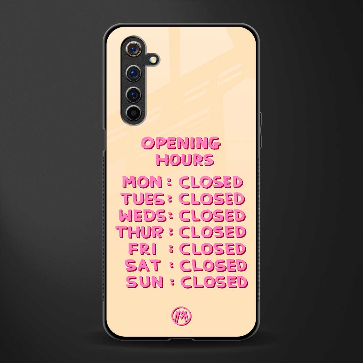 opening hours glass case for realme 6i image