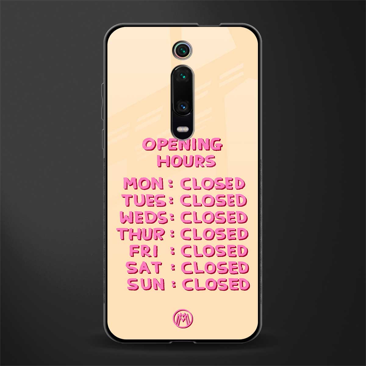 opening hours glass case for redmi k20 image